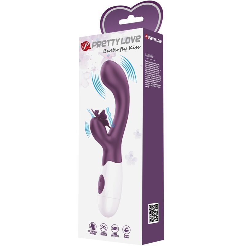 Pretty Love Butterfly Kiss vibratore rabbit 30 modi
