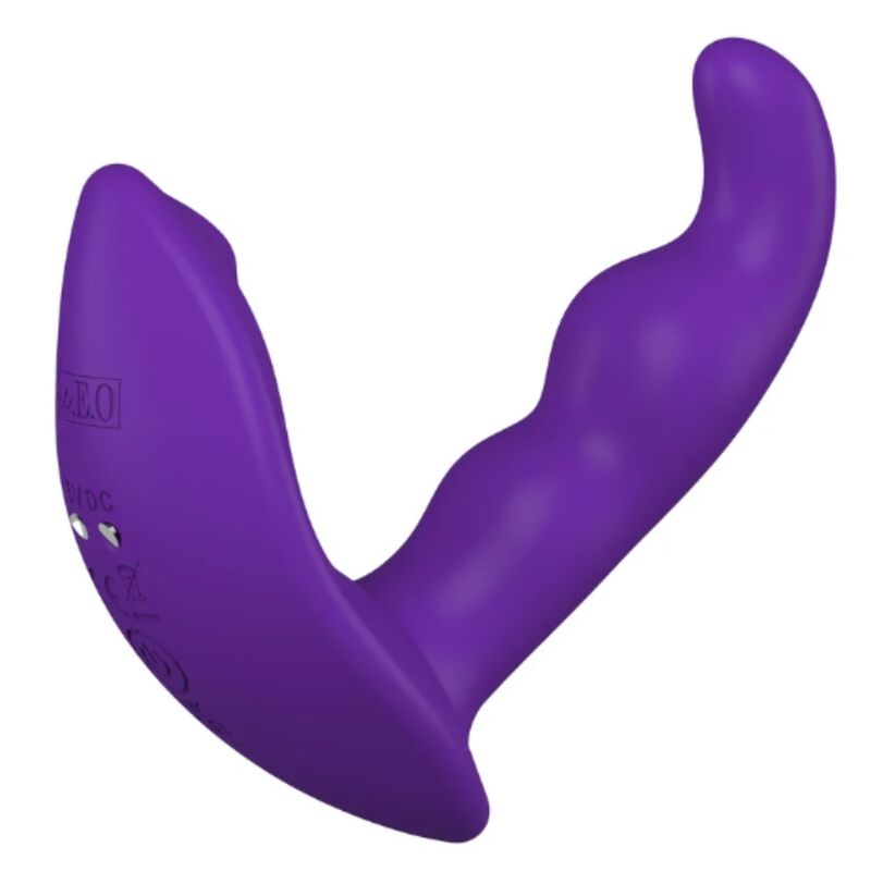 Frutille She.E.O plug anale rotante viola ricaricabile