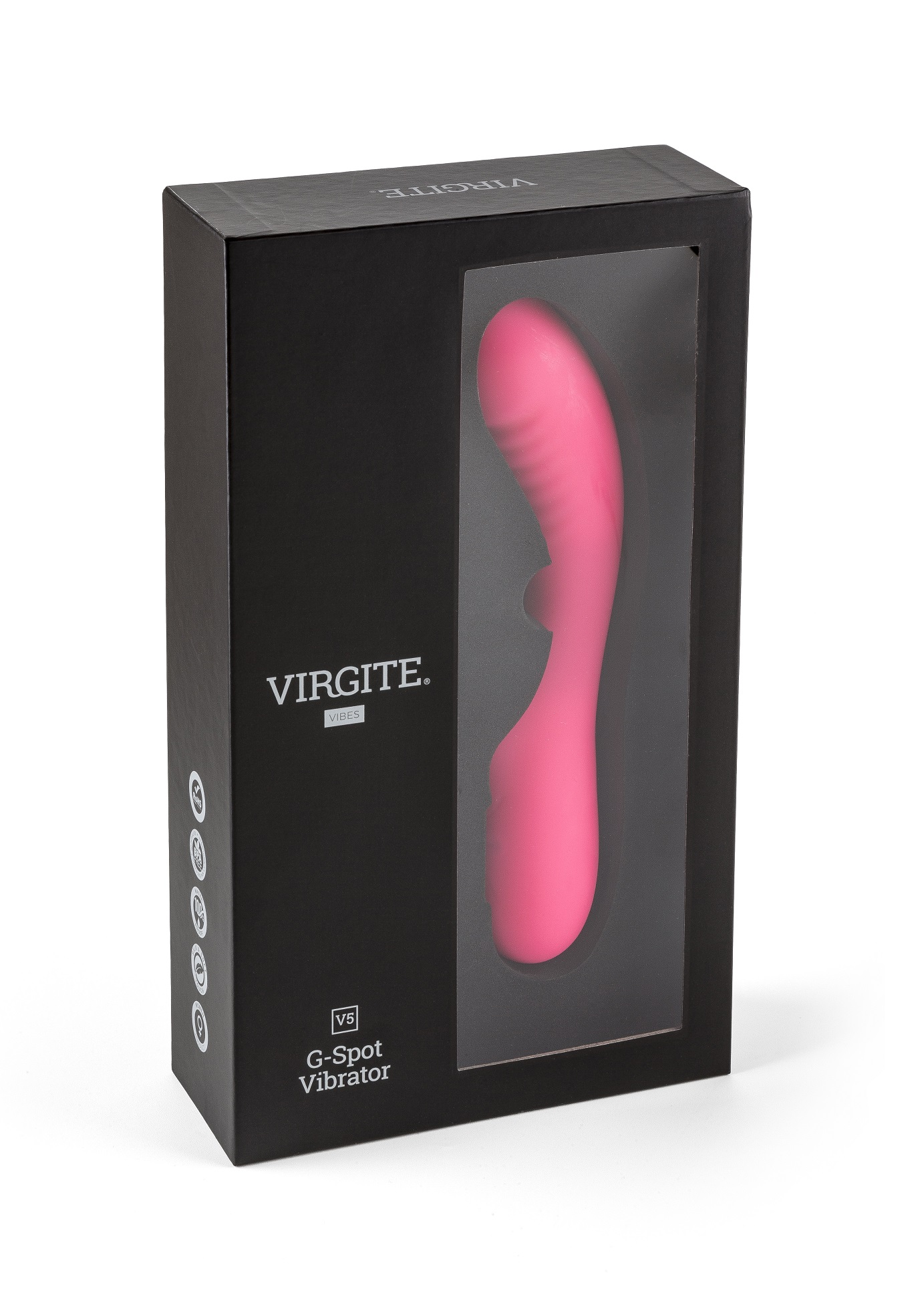 Love Hit V5 vibratore punto G rosa ricaricabile silicone