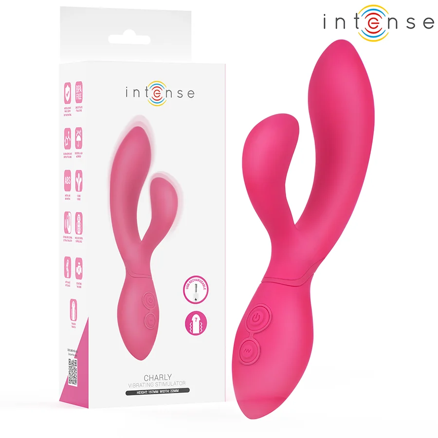 Intense Charly vibratore articolabile doppio motore