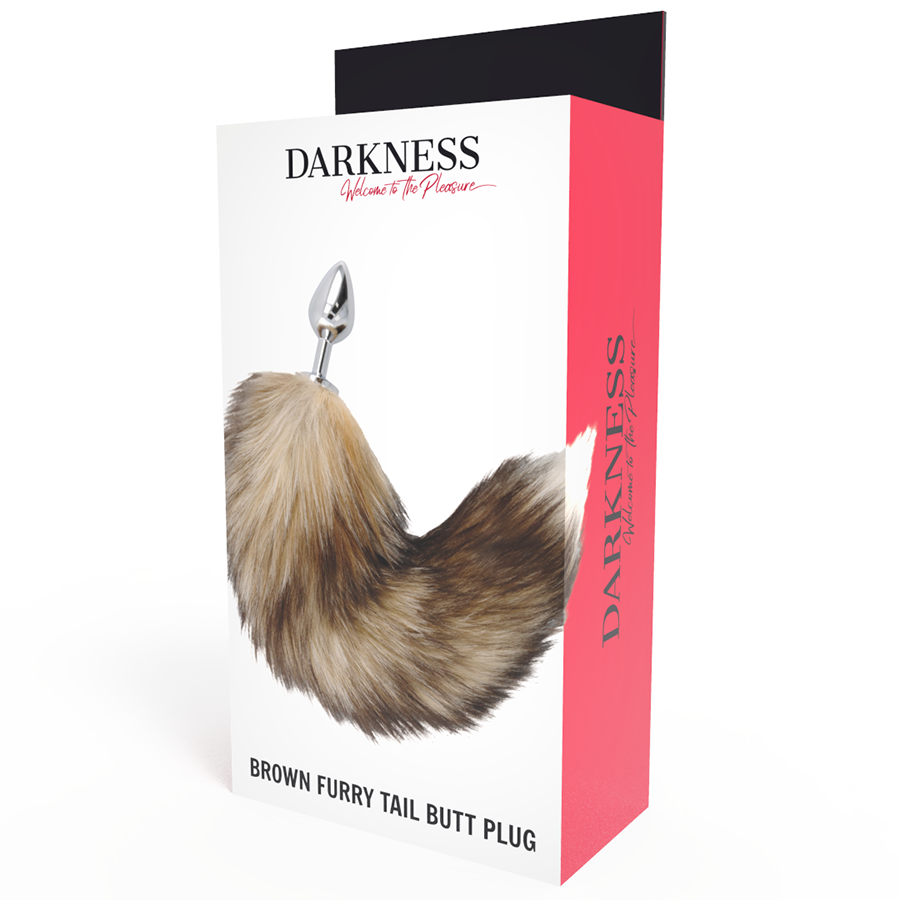 Darkness Tail Plug Silver plug metallo con coda