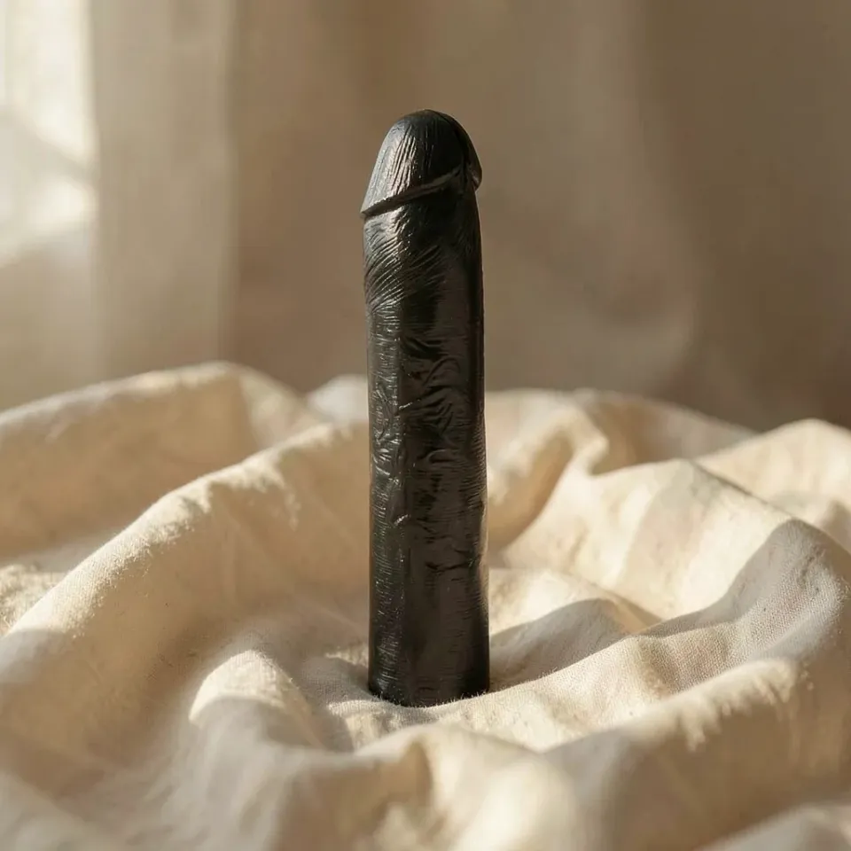 Hung System Benny dildo realistico nero 25,5 cm