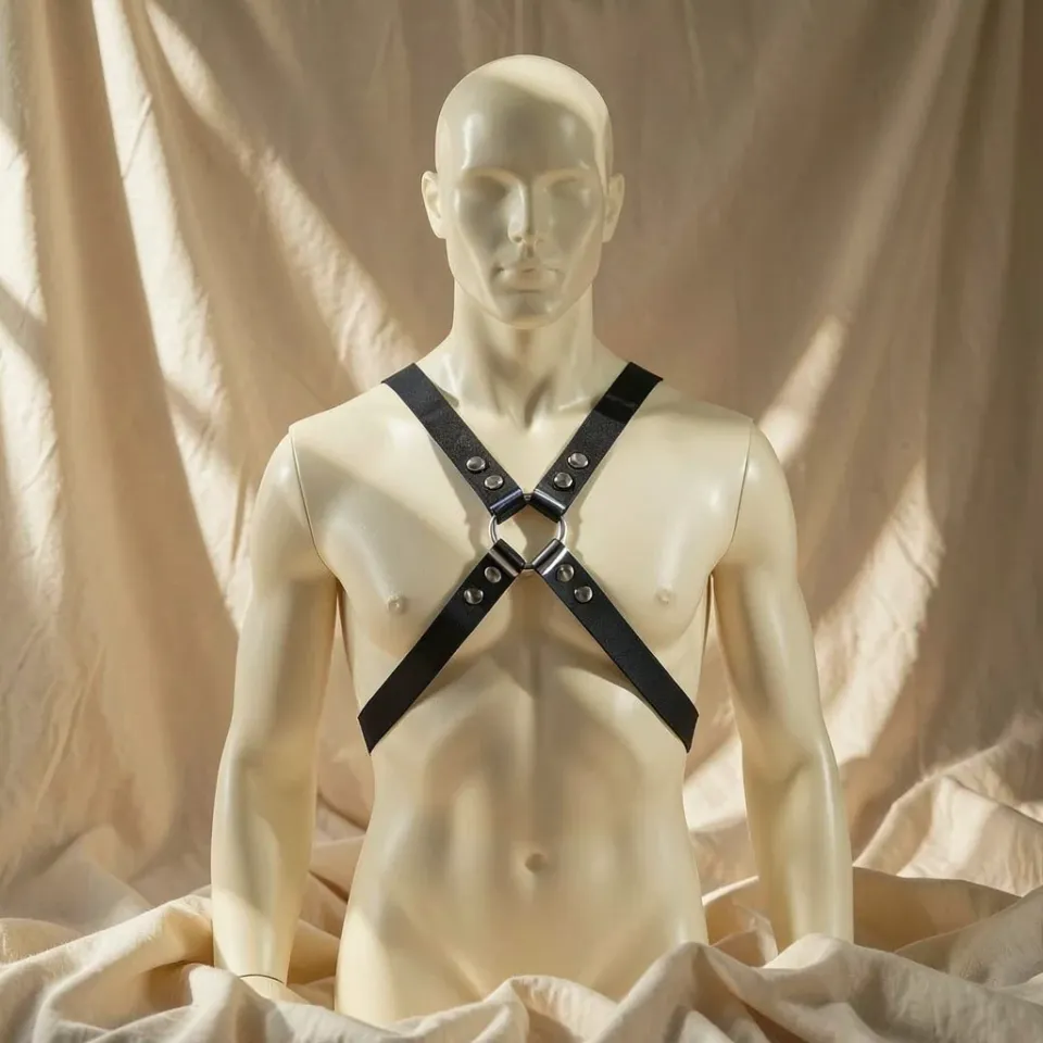 Leather Body imbracatura base pelle a croce