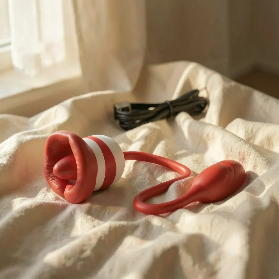 Pretty Love Aliyah stimolatore clitorideo rosso in silicone