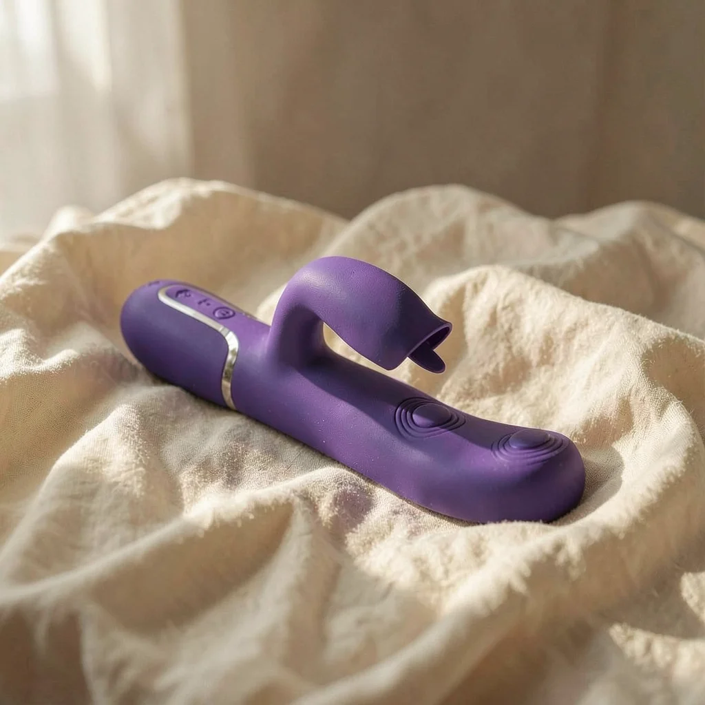 Pretty Love Rabbit Licking vibratore rabbit viola