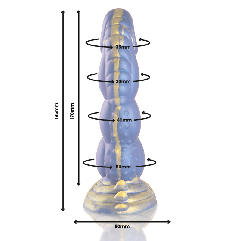 Epic Cybersilicock Poseidon dildo silicone 22 cm progressione
