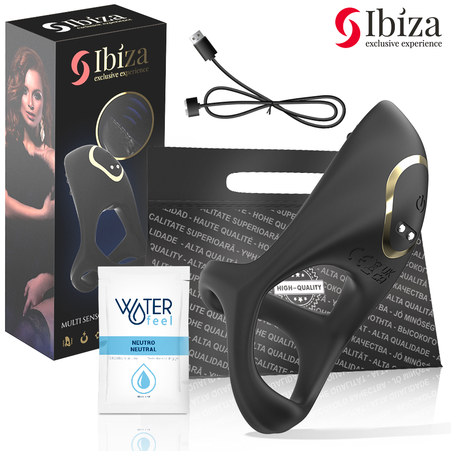 Ibiza Anello Multisensoriale anello vibrante 10 modalità
