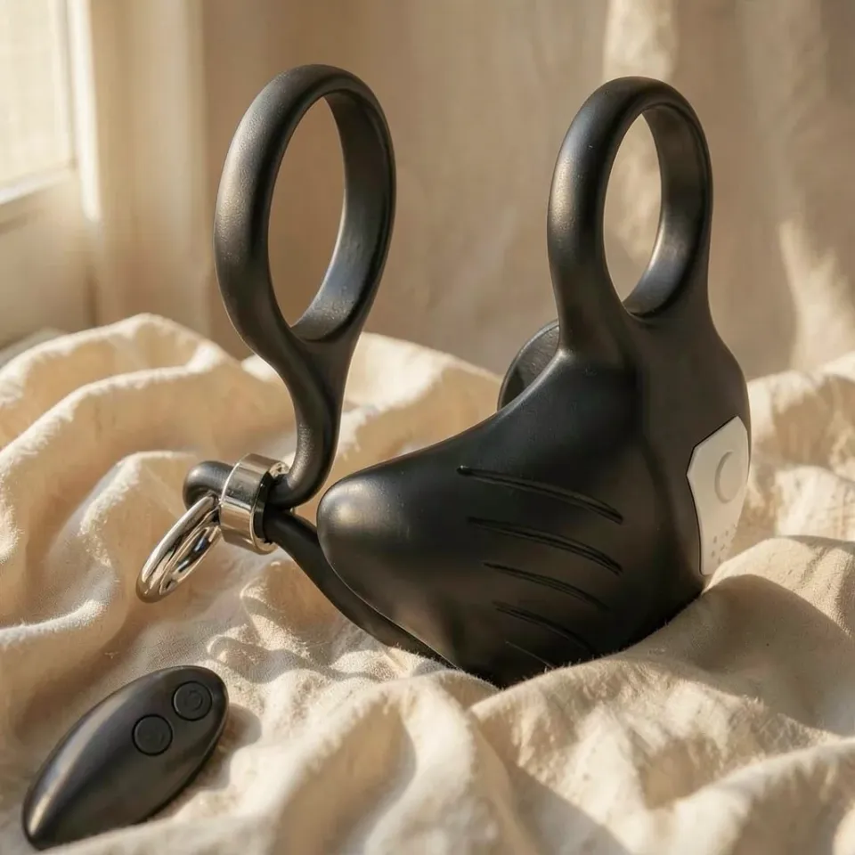 Armony Manta stimolatore coppia vibrante nero telecomando