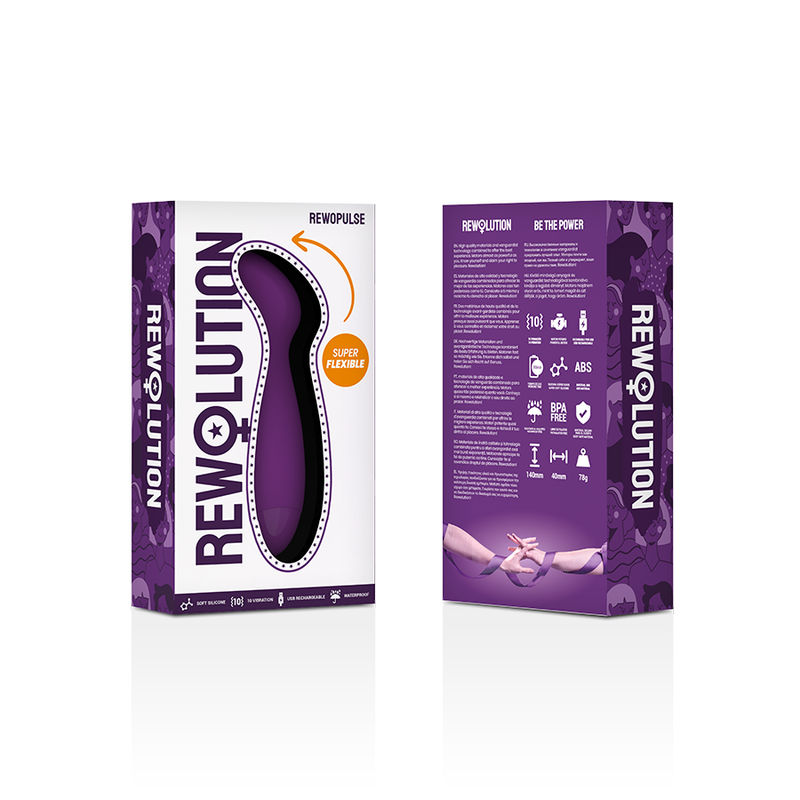 Rewolution RewoPulse vibratore punto G lilla flessibile