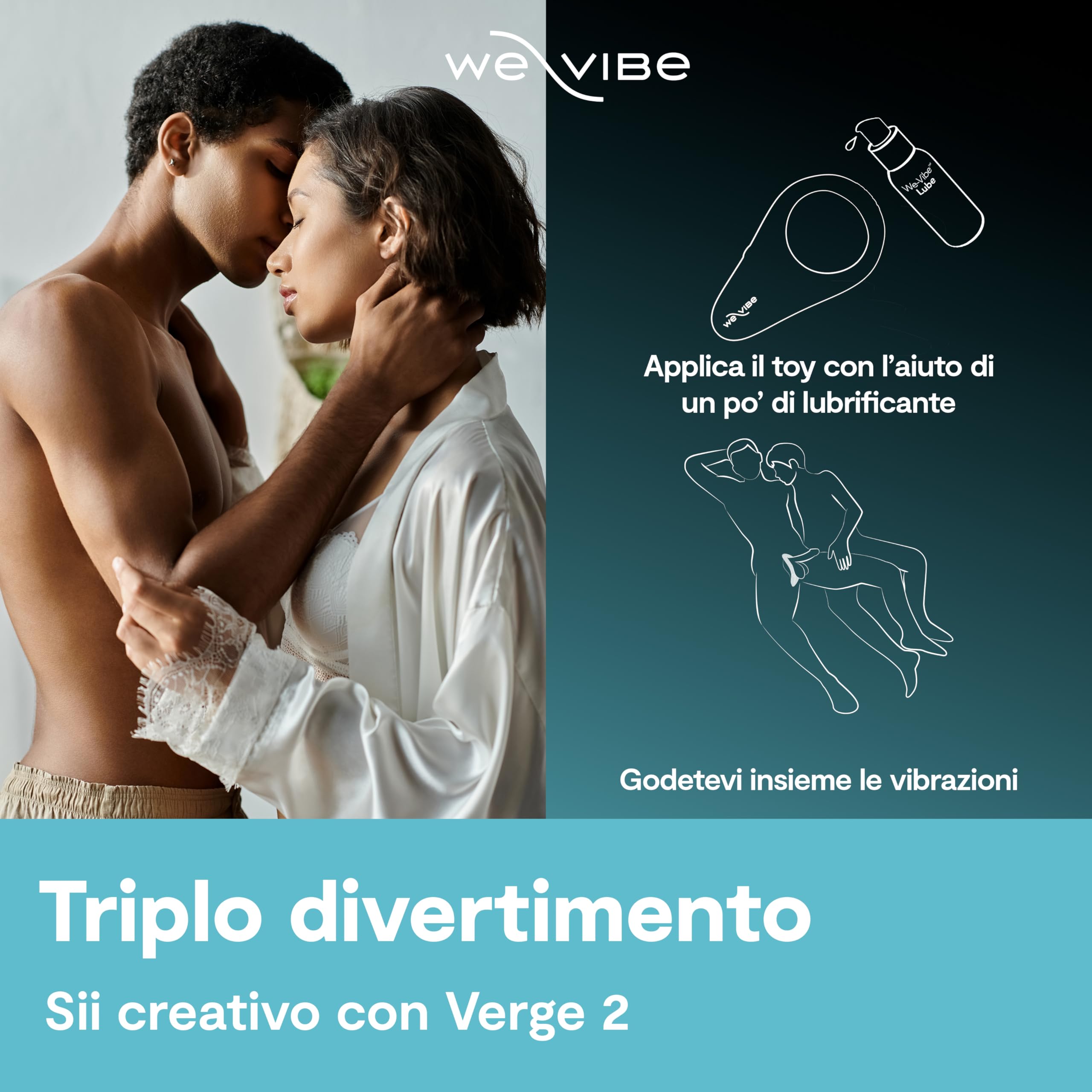 We-Vibe Verge 2 anello vibrante con app impermeabile