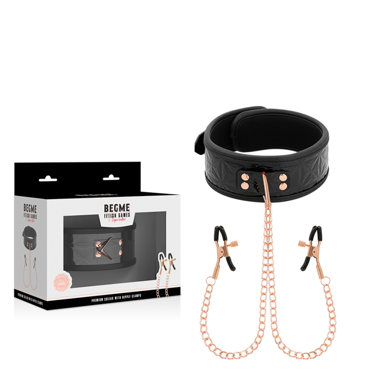 Begme Black Edition collare con morsetti regolabile