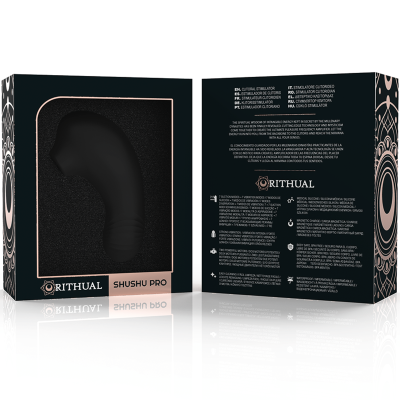 Rithual Shushu Pro succhiaclitoride nero doppio motore
