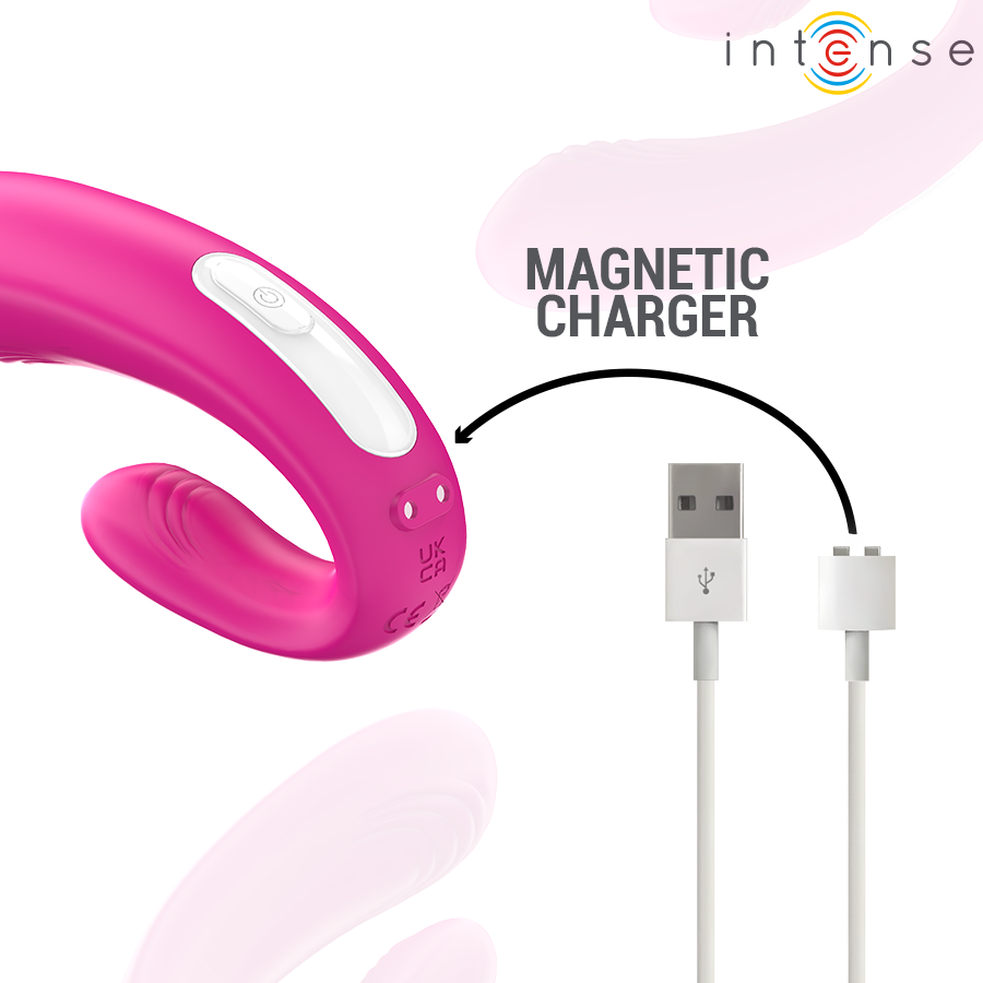 Intense Janet doppio vibratore coppia rosa 10,2 cm