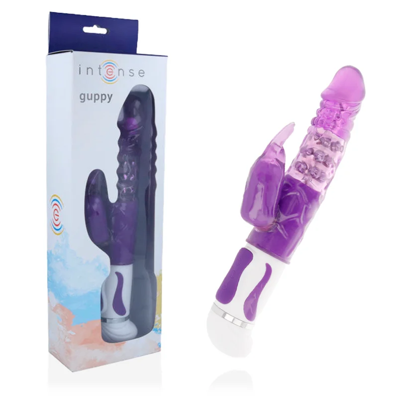 Intense Guppy vibratore rotante lilla 12 velocità