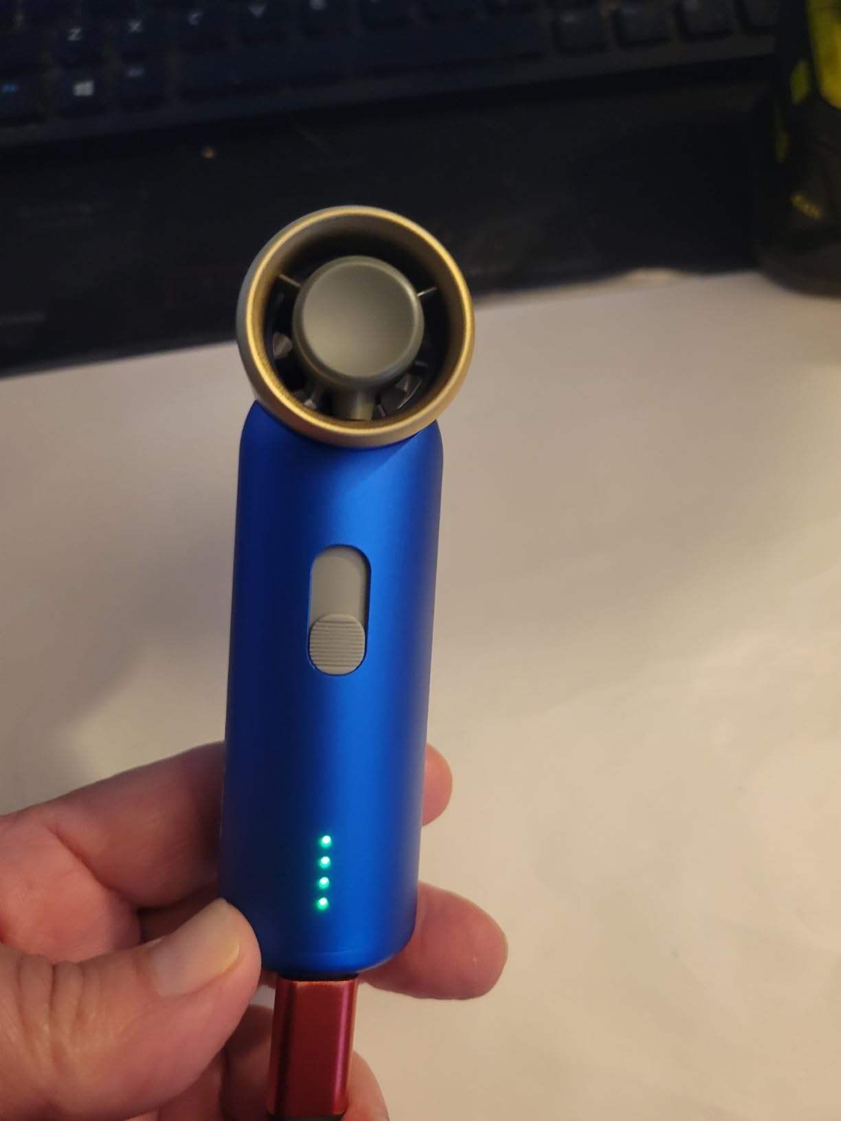 Kica ventilatore portatile USB metallo 15 ore turbo viaggio