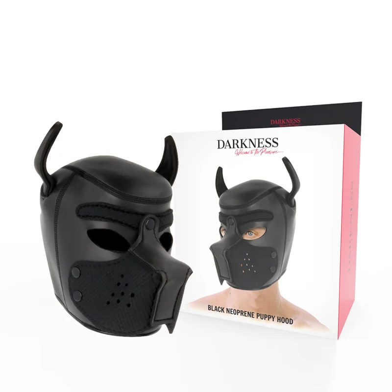 Darkness maschera cane in neoprene M 56 cm