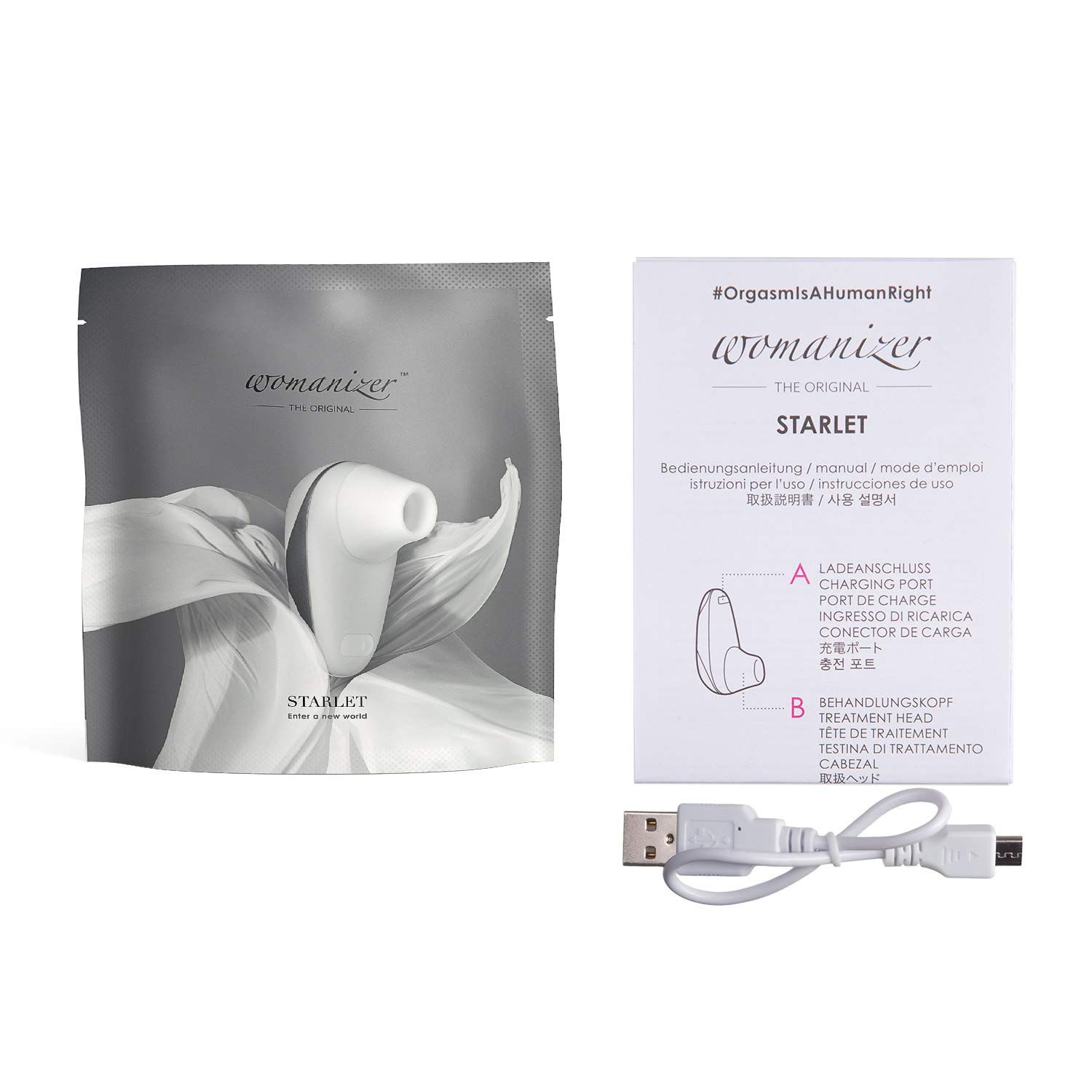Womanizer Starlet Stimolatore Clitorideo Bianco 4 Intensità