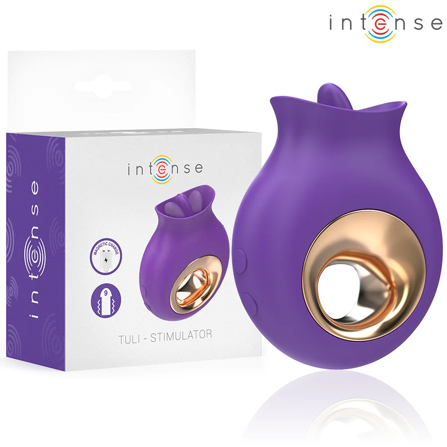 Intense Tuli stimolatore clitorideo viola oscillazione