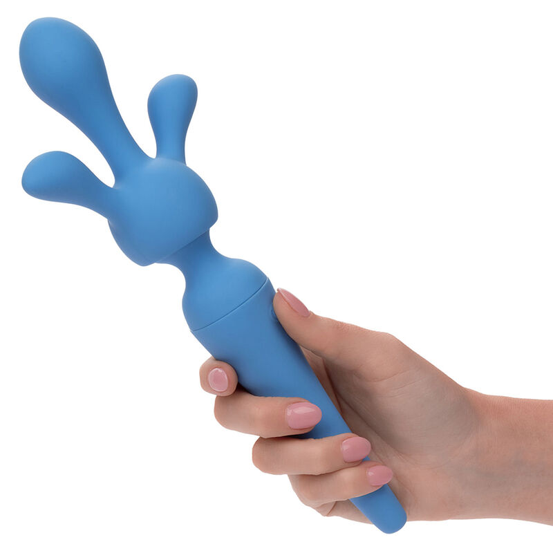CalExotics Couture Wand Kit massaggiatore blu in silicone