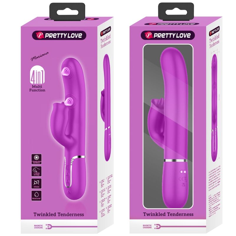 Pretty Love Rabbit Licking vibratore rabbit fucsia licking