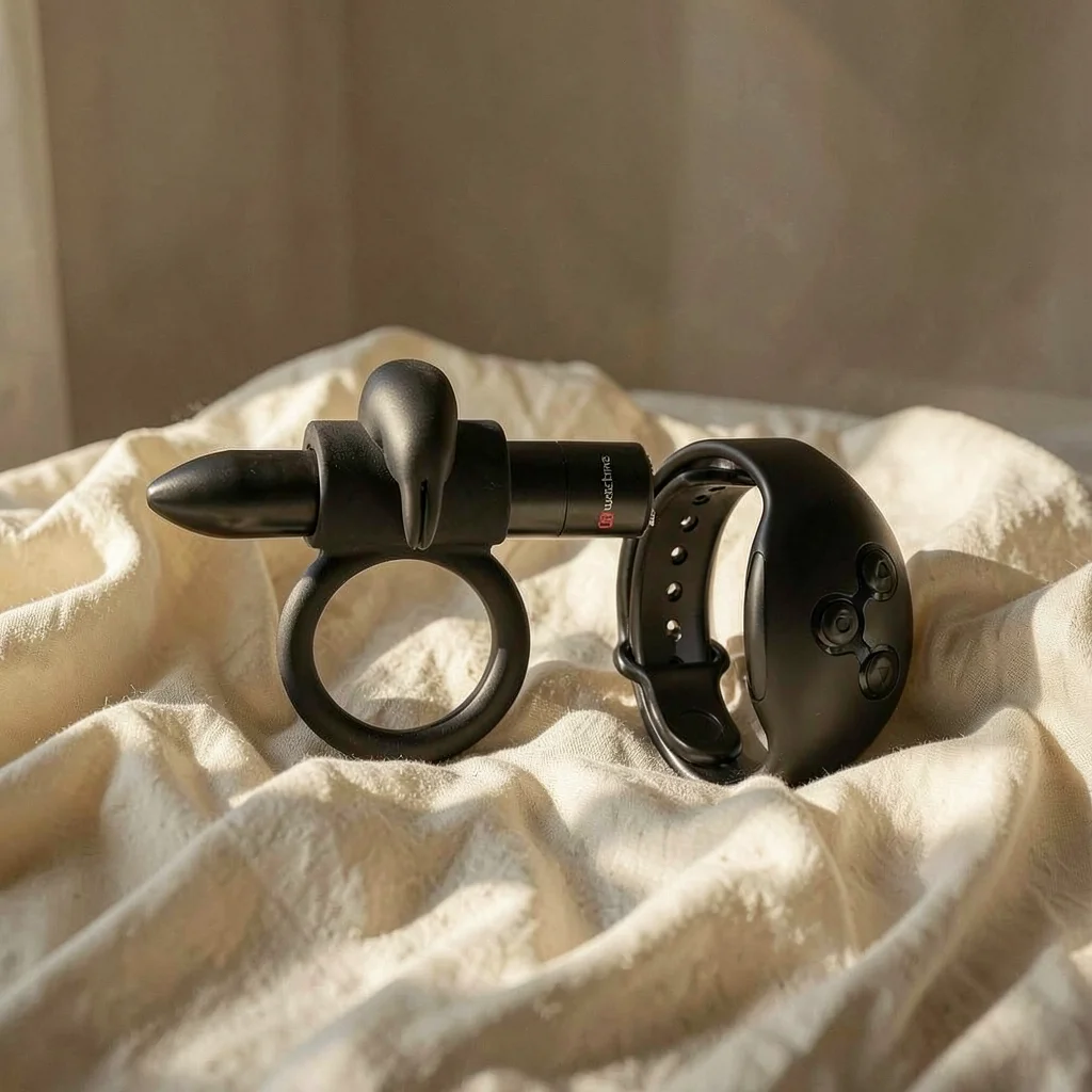 WATCHME BurtonME anello vibrante con orologio nero