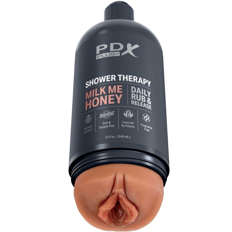 PDX Plus Shower Therapy Milk Me Honey masturbatore discreto