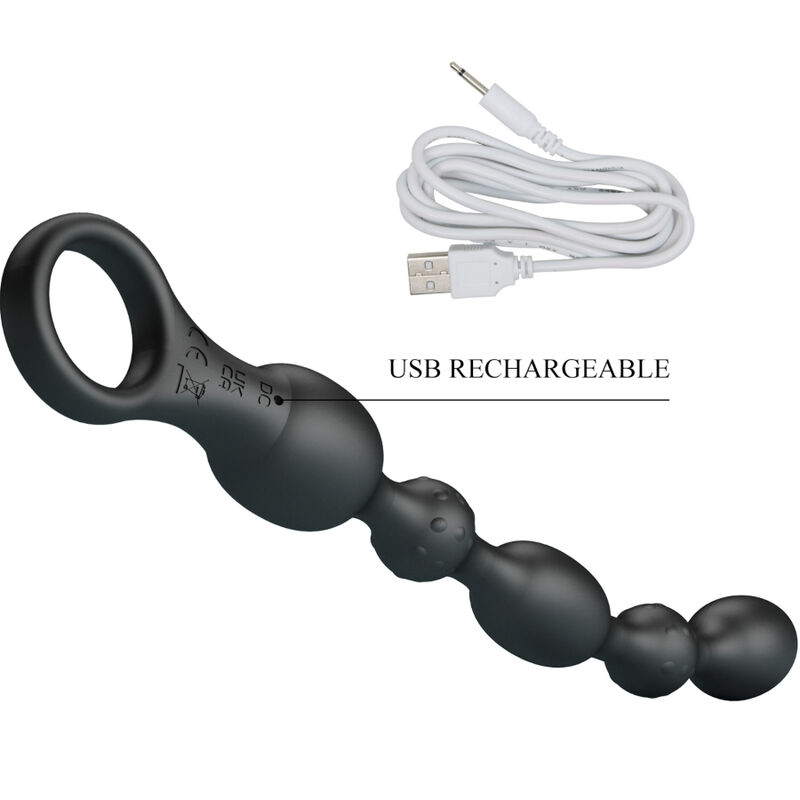Pretty Love Van Anal Balls palline anali vibranti nere