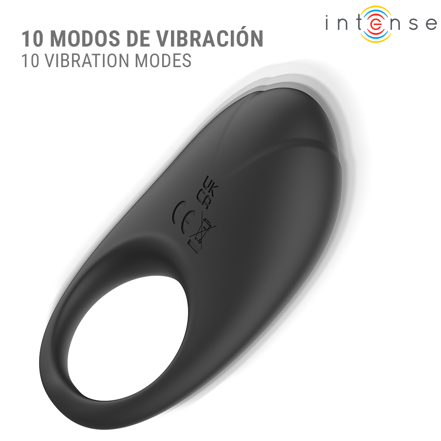 Intense Merlotte Nero anello vibrante coppia 10 modi