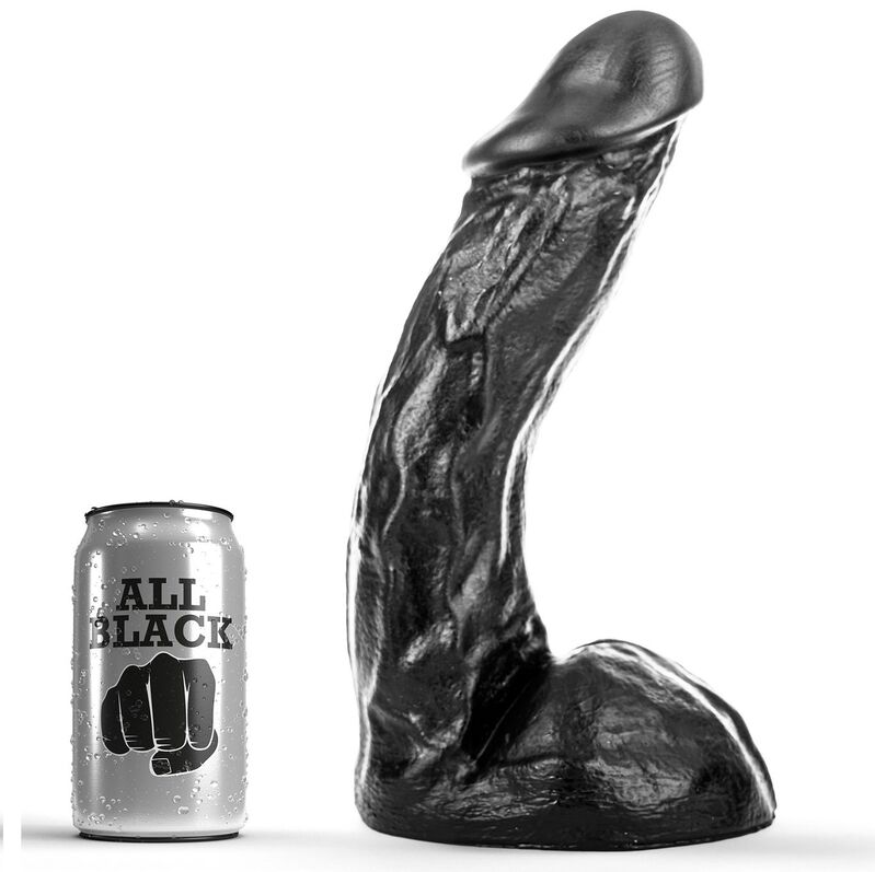 Frutille Dong Curvo 28 cm All Black dildo punto G