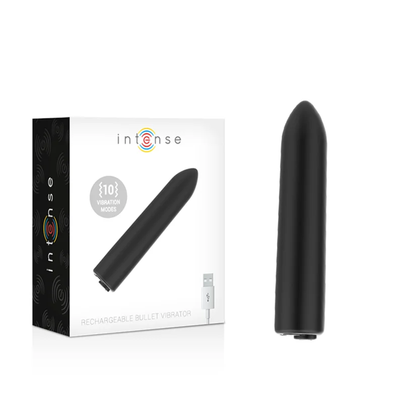 Intense Bullet mini vibratore 8,5 cm 10 modalita silenzioso