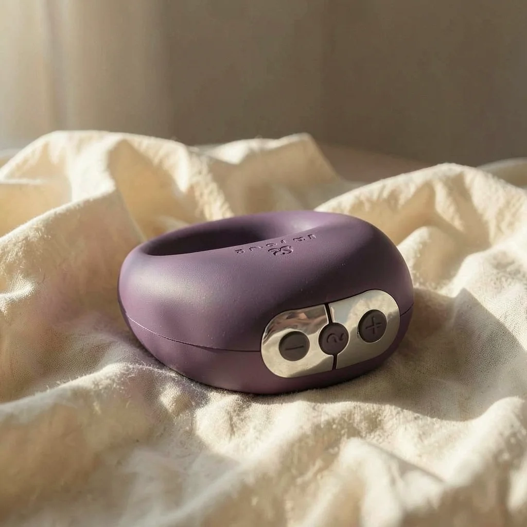 Je Joue Mio anello vibrante viola per coppie