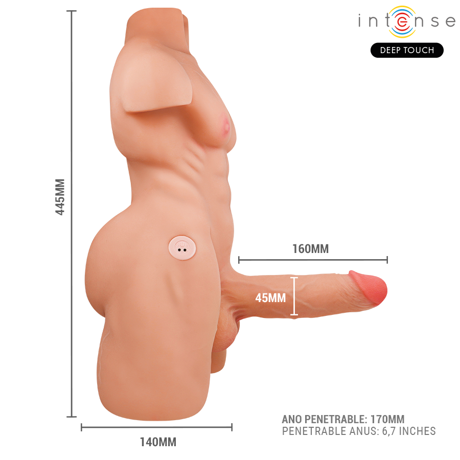 Intense Deep Touch Marty torso maschile vibrante