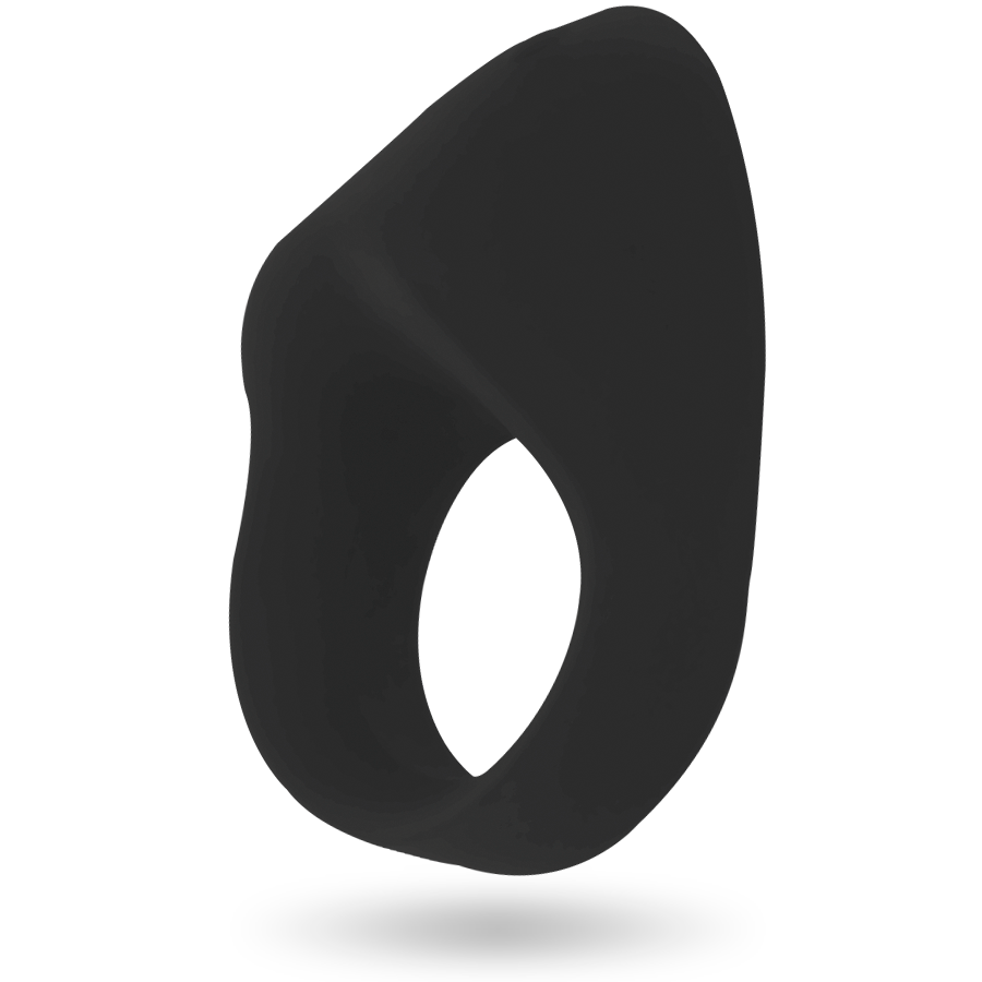 Intense Oto anello vibrante nero ricaricabile