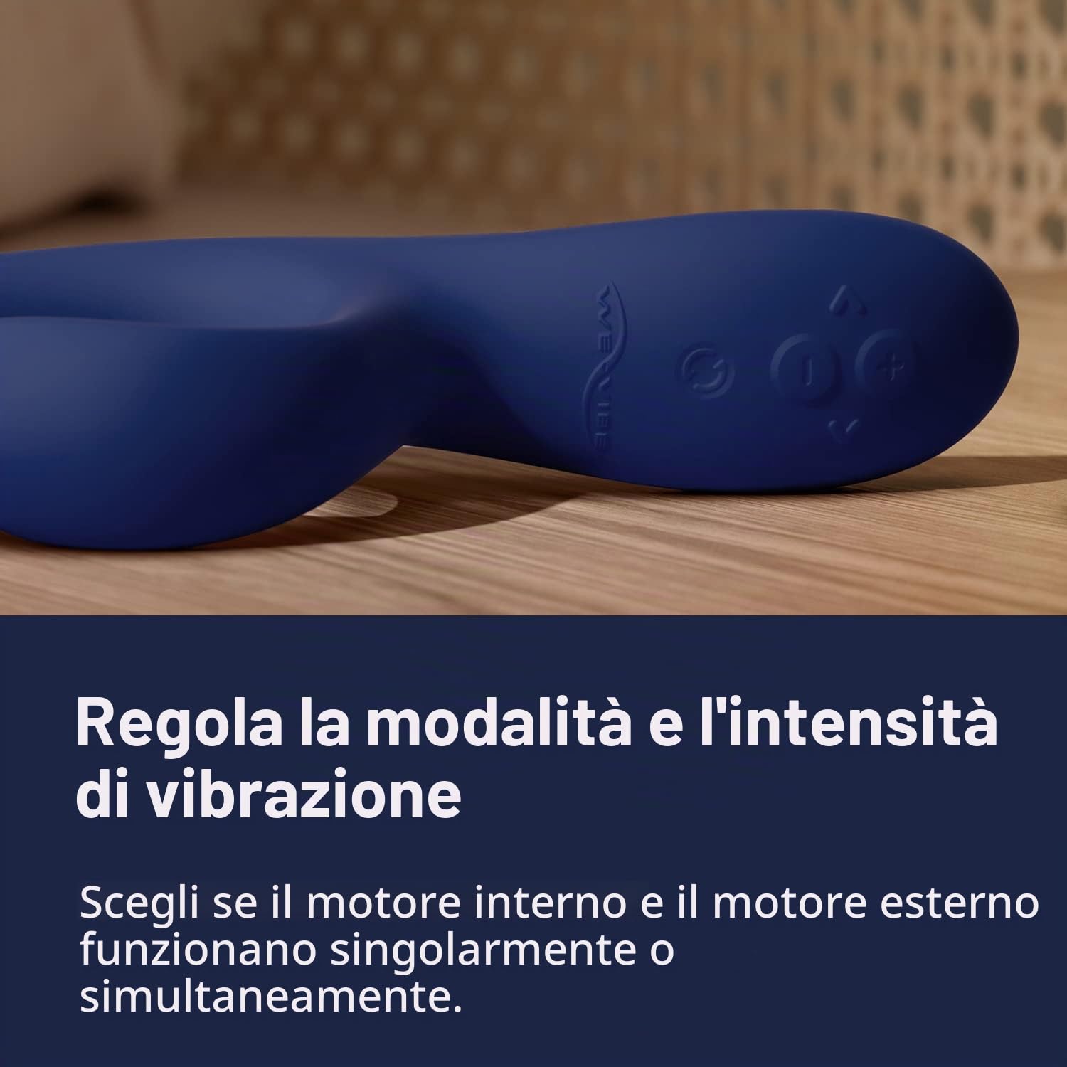 We-Vibe Nova 2 vibratore rabbit midnight blue flessibile