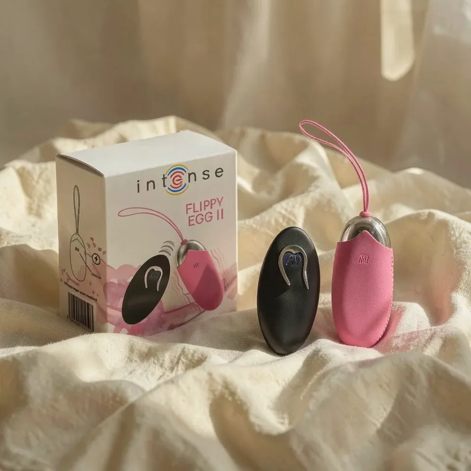 Frutille Flippy II uovo vibrante rosa 12 modalità telecomando