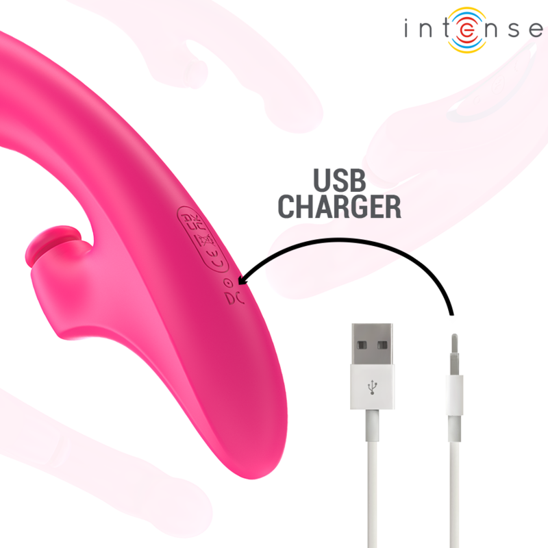 Intense Emi rosa vibratore clitoride aspirazione 13,5 cm