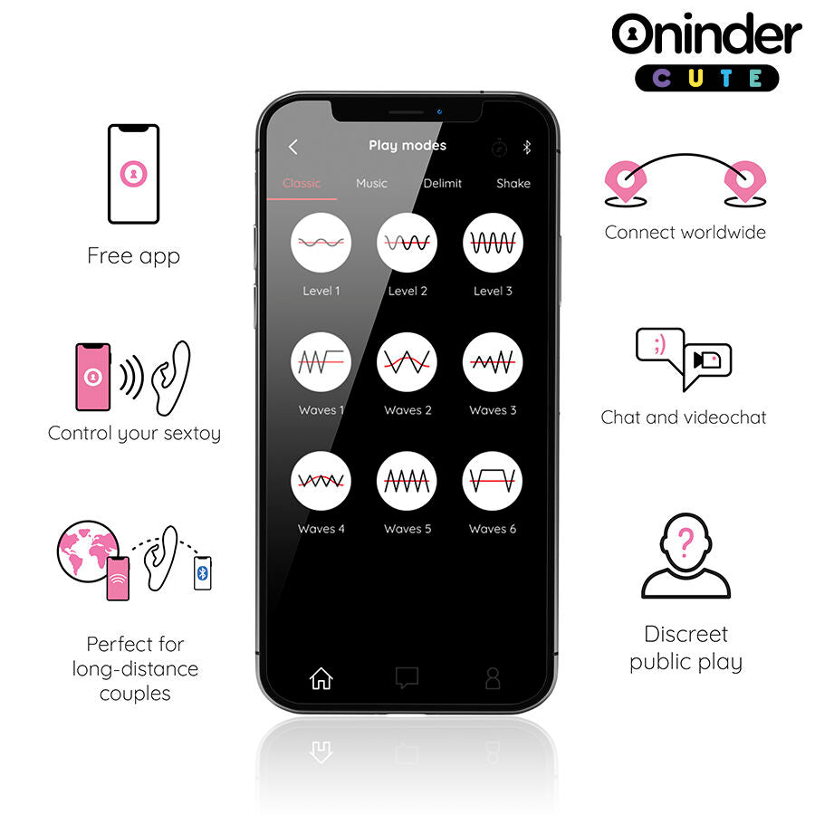 Oninder Cute Rabbit vibratore rabbit doppia stimolazione