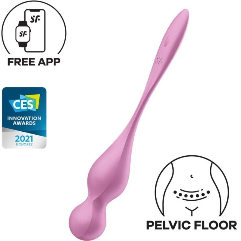 Satisfyer Love Birds 1 palline vaginali rosa 12 programmi app