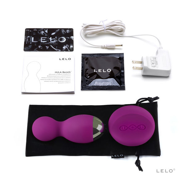 LELO HULA Beads Ovulo vibrante rotante Deep Rose