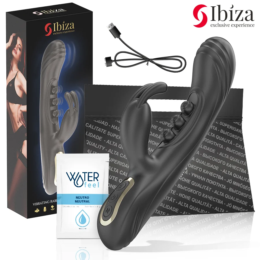 Frutille Ibiza Rabbit Pulsante vibratore doppio motore