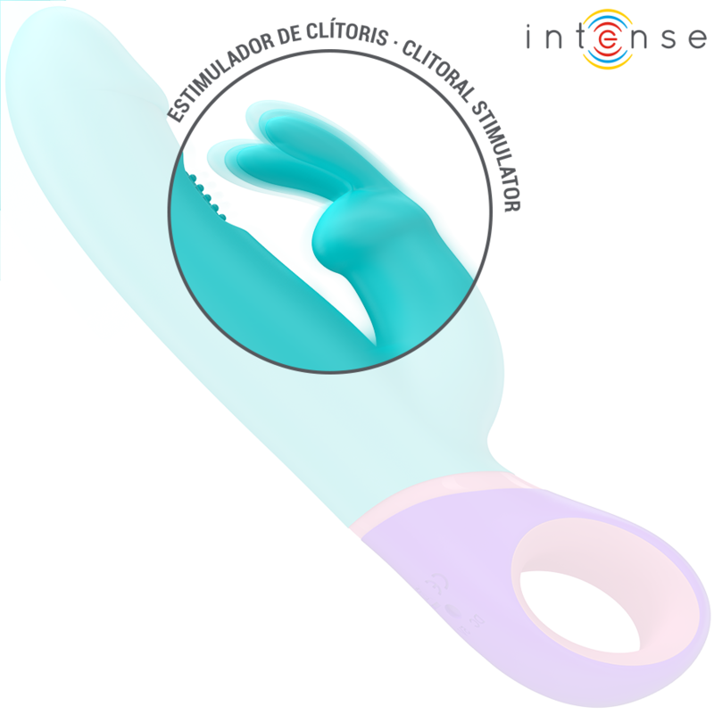 Intense Monica rabbit rotante blu punto G 14 modi