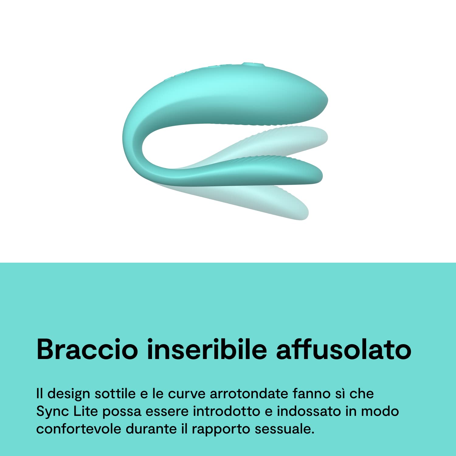 We-Vibe Sync Lite vibratore di coppia blu ricaricabile