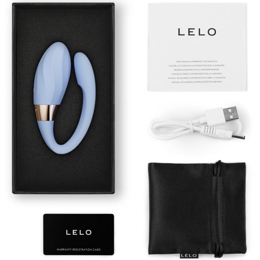 LELO Tiani Twist vibratore di coppia celeste con app