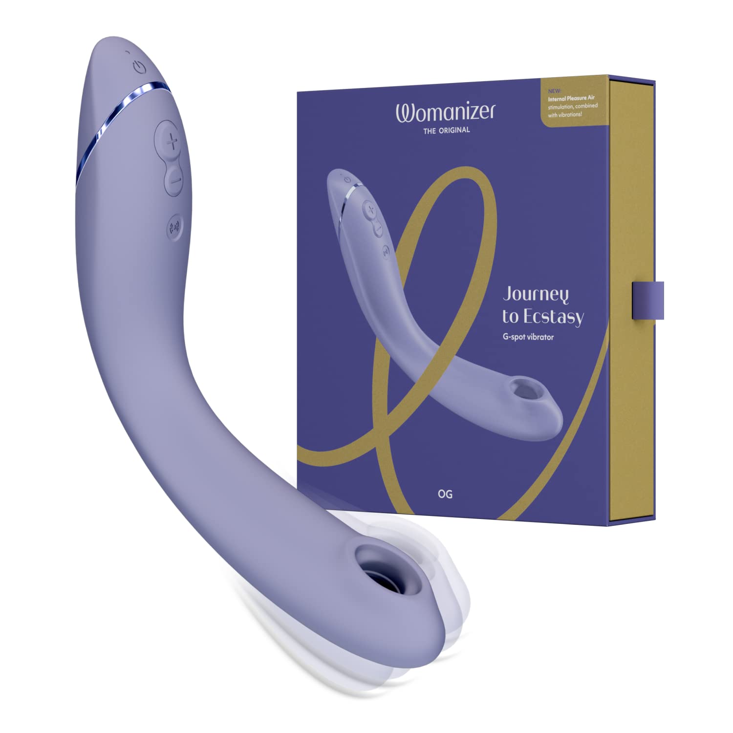 Womanizer OG stimolatore clitorideo lilla Pleasure Air