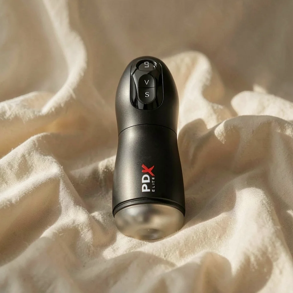 PDX Elite Suck-O-Matic masturbatore aspirante vibrante