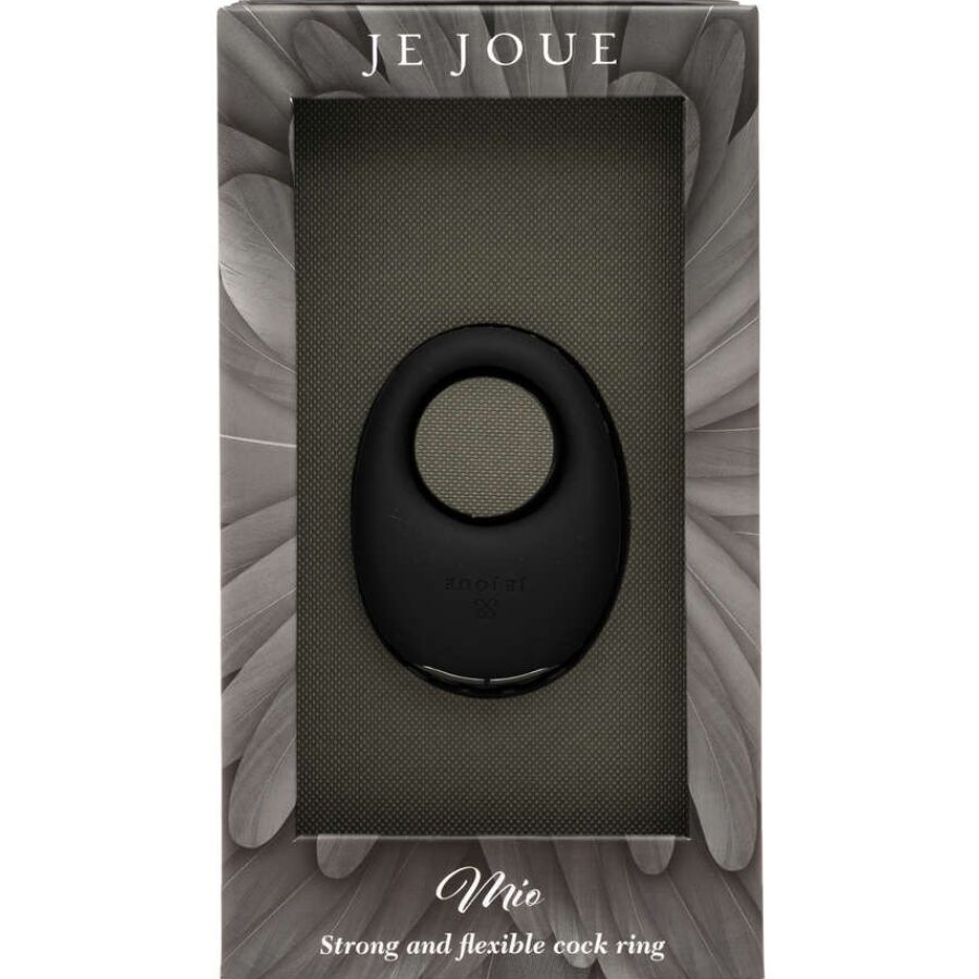 Je Joue Mio anello vibrante coppia nero flessibile