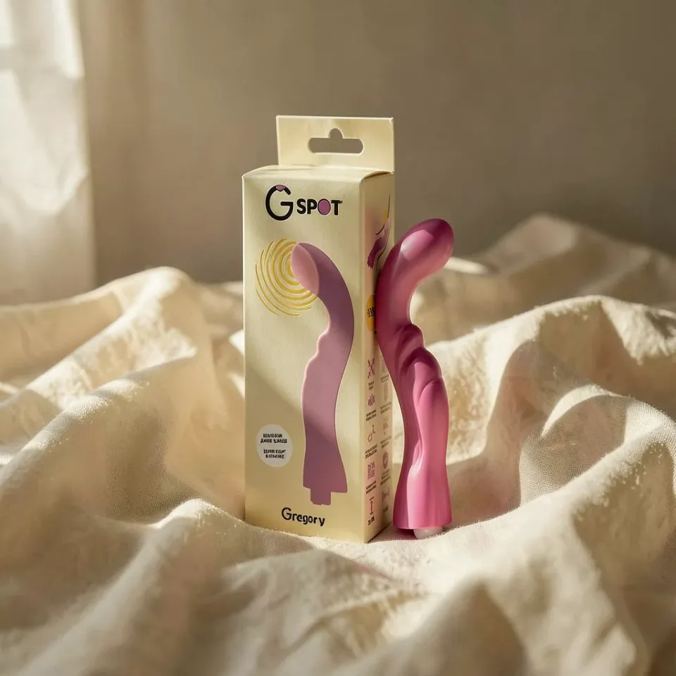 Frutille Gregory G-Spot vibratore viola silenzioso