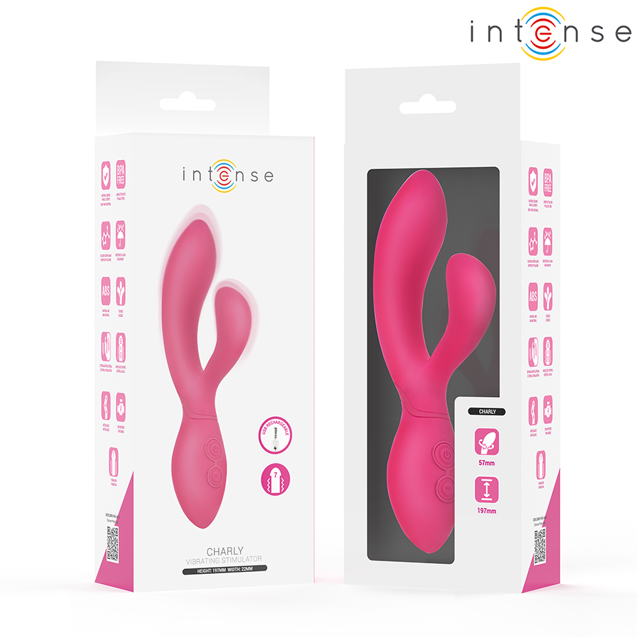 Intense Charly vibratore articolabile doppio motore