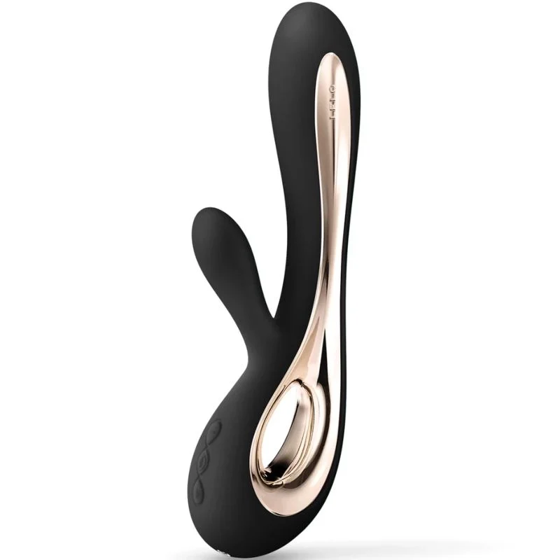 LELO Soraya 2 Black vibratore rabbit silicone
