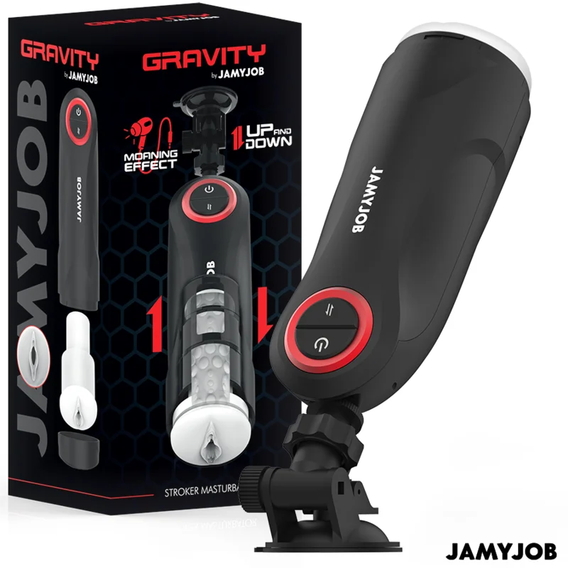 Jamyjob Gravity masturbatore aspirante silicone 5 modalità